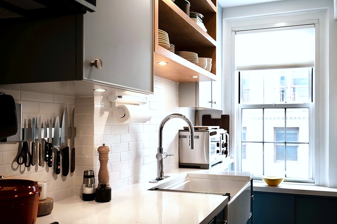 East 12th Street apartment kitchen
